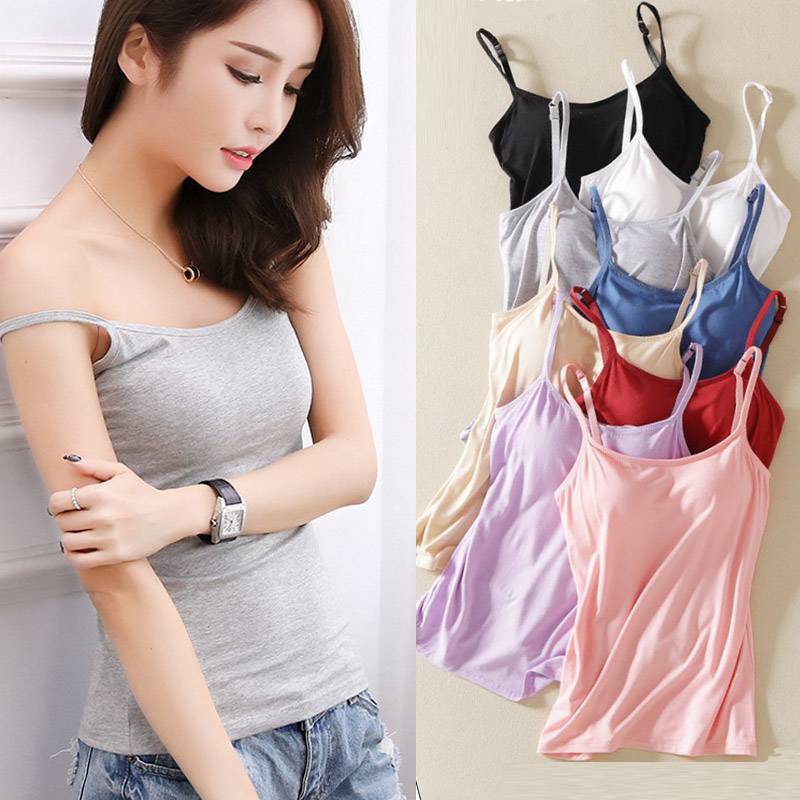 Dames Gevoerde Cami Tank Tops Belleza