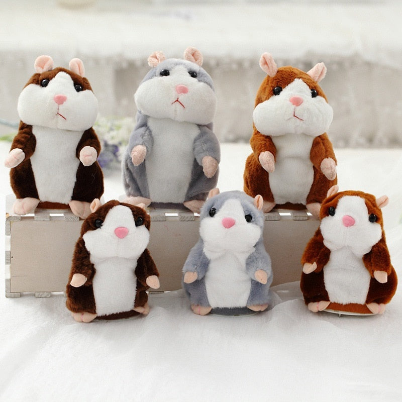 Record en Mimic Hamster Pluche Speelgoed