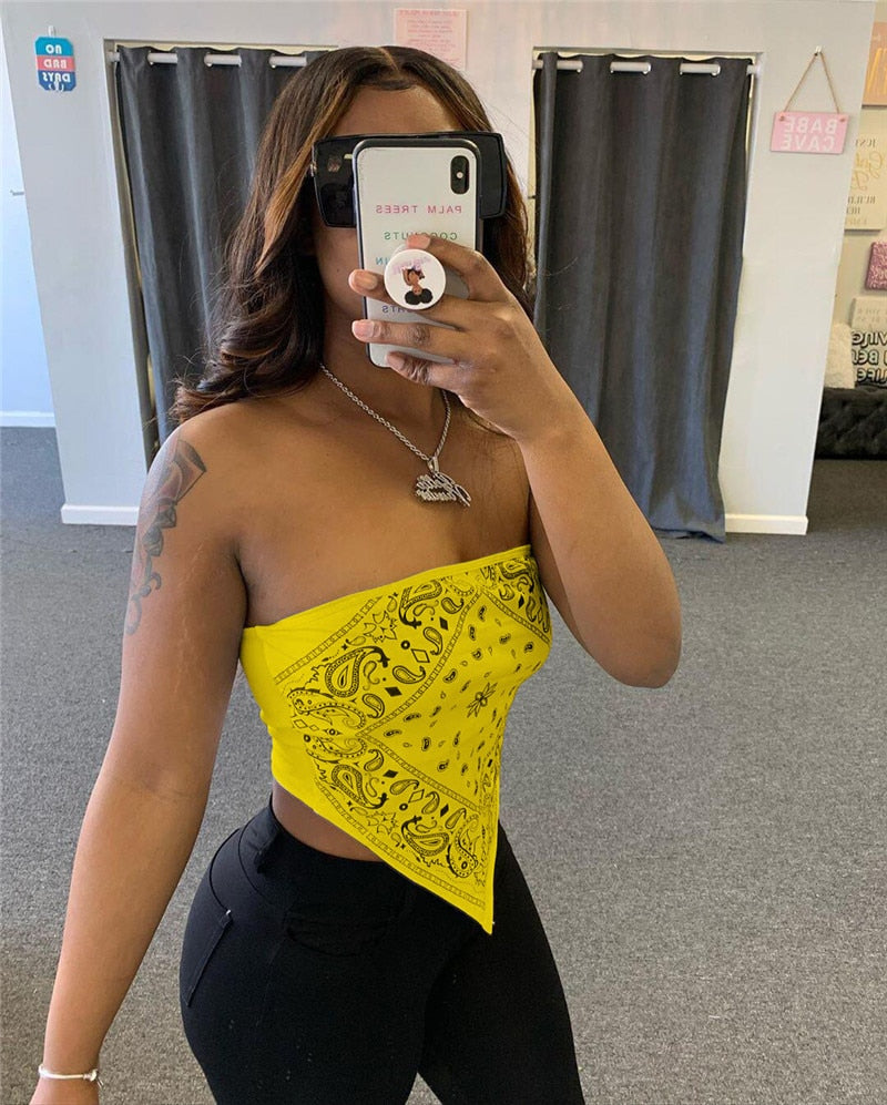 Tube Crop Bandana Topjes Belleza