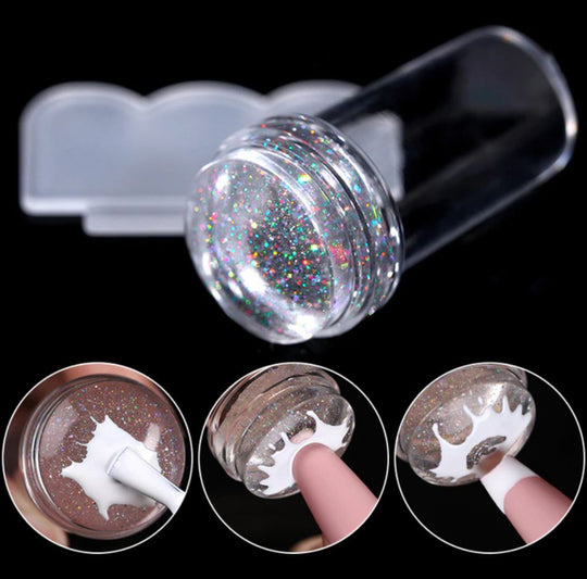 Jelly nagel stempel set