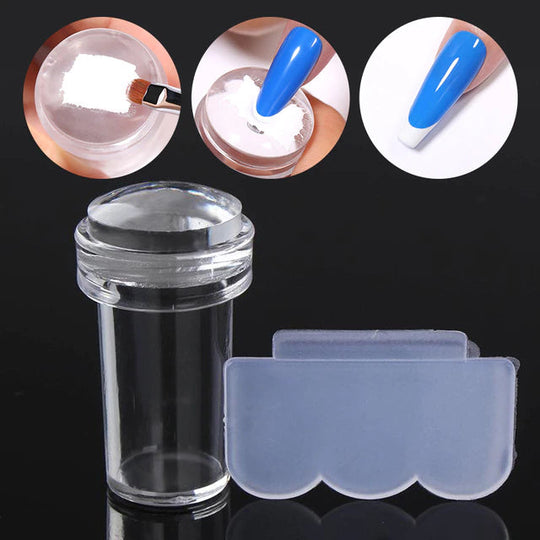 Jelly nagel stempel set