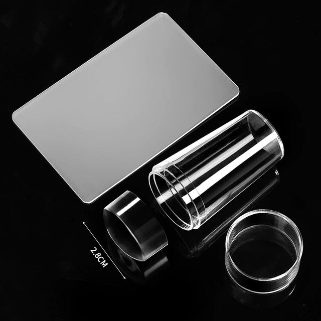 Jelly nagel stempel set