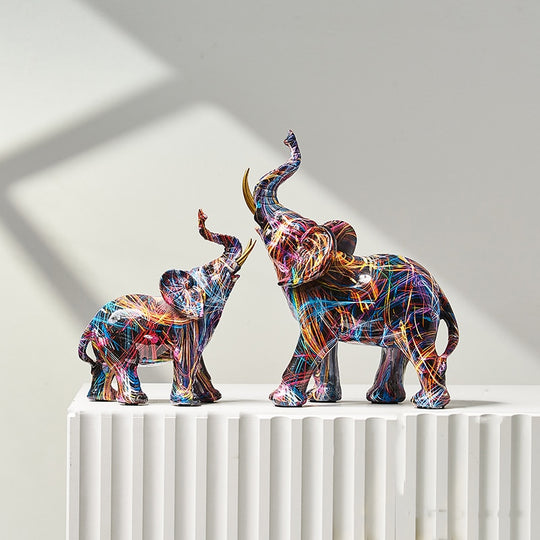 Kunst Olifant Decoratie