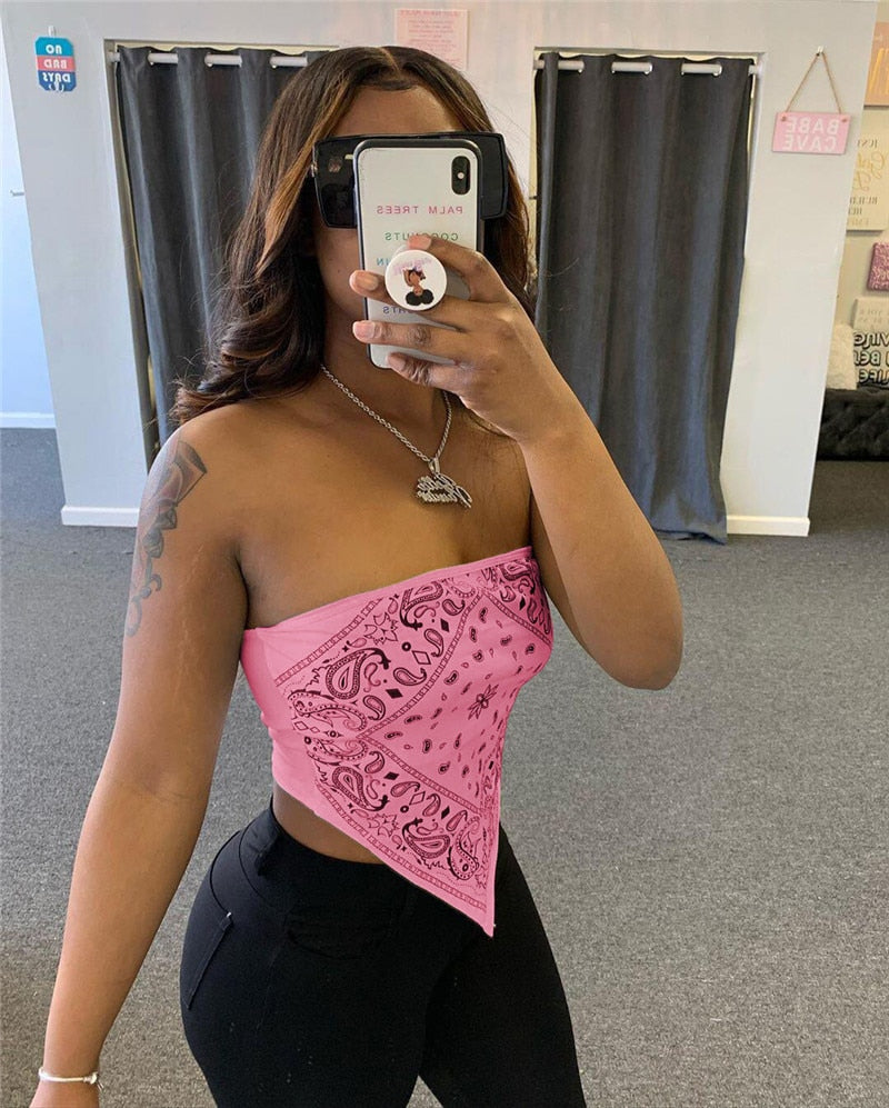Tube Crop Bandana Topjes Belleza
