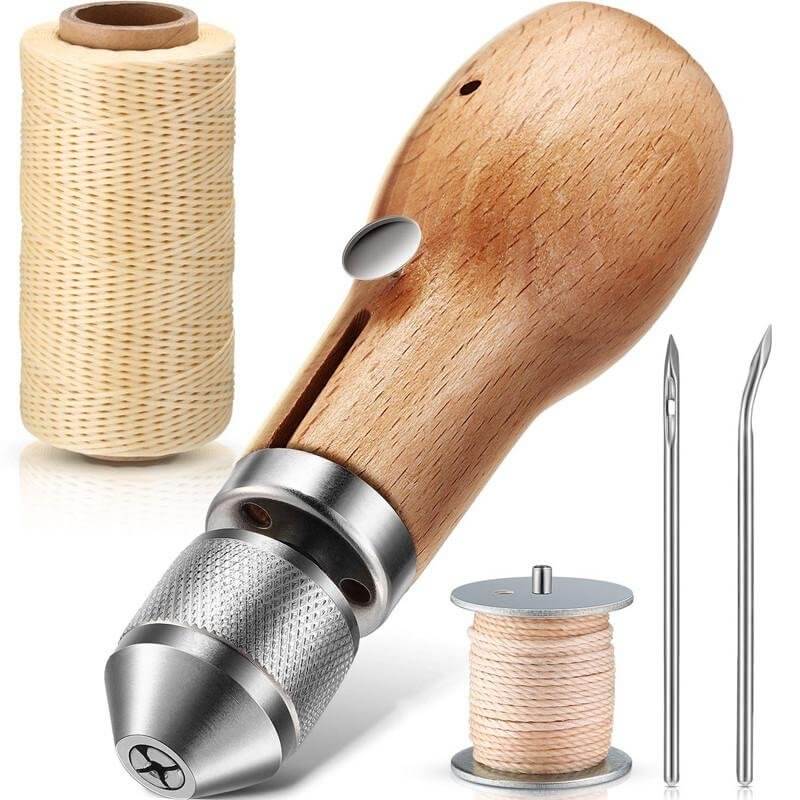 Leren Naai Awl Gereedschap Kit Belleza