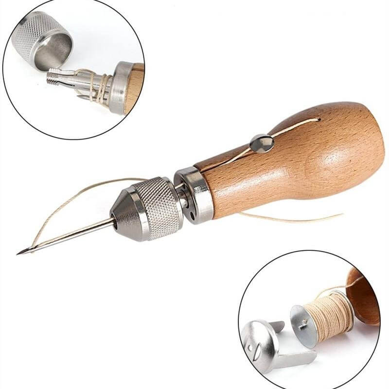 Leren Naai Awl Gereedschap Kit Belleza