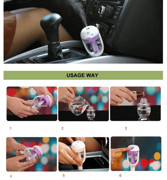 Aromatherapie Auto Bevochtiger