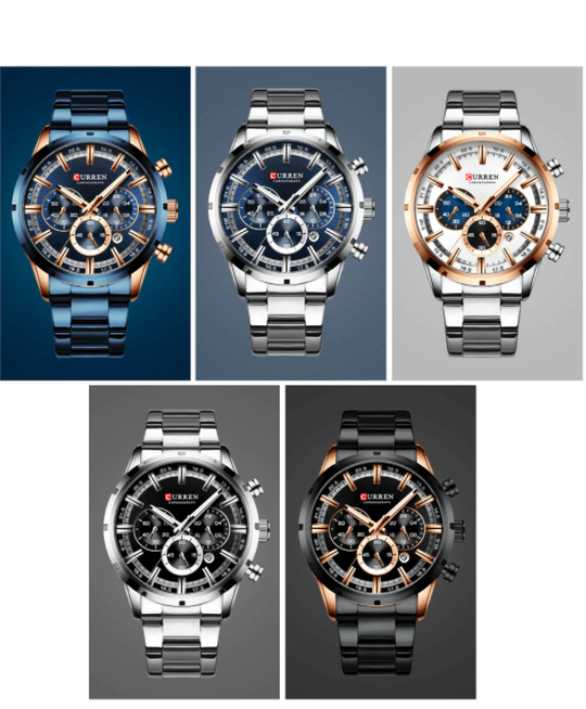 Curren Business Chronograafhorloge Belleza