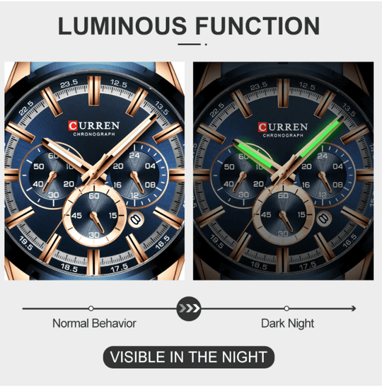 Curren Business Chronograafhorloge Belleza