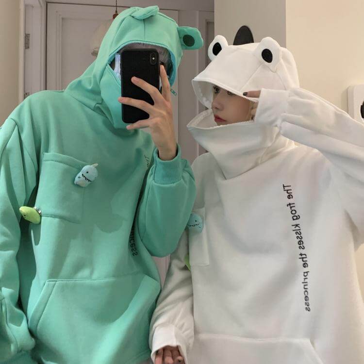 Kikker Rits Hoodie