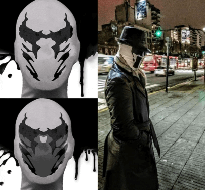 Bewegend Inktvlek Rorschach Masker Belleza