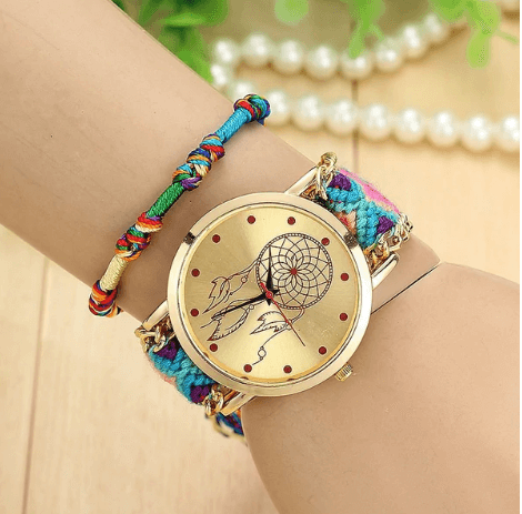 Geweven dromenvanger horloge Belleza