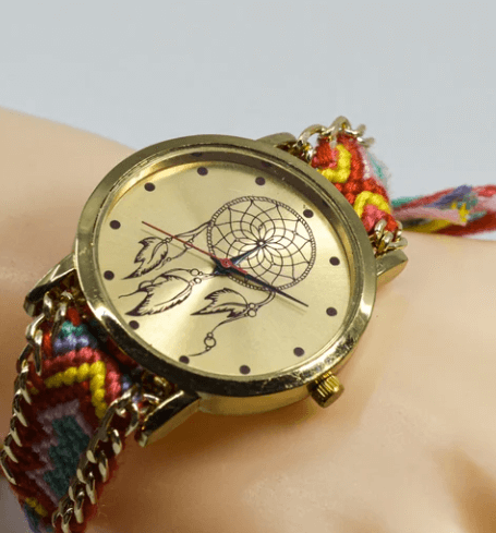 Geweven dromenvanger horloge Belleza