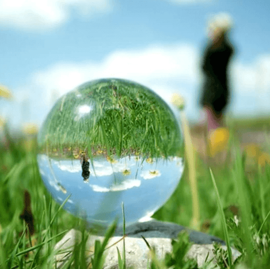 Crystal Ball Lens Photography Sphere Belleza