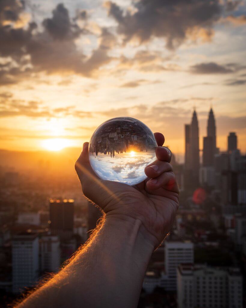 Crystal Ball Lens Photography Sphere Belleza