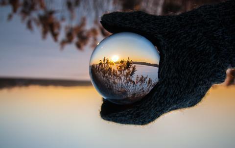 Crystal Ball Lens Photography Sphere Belleza