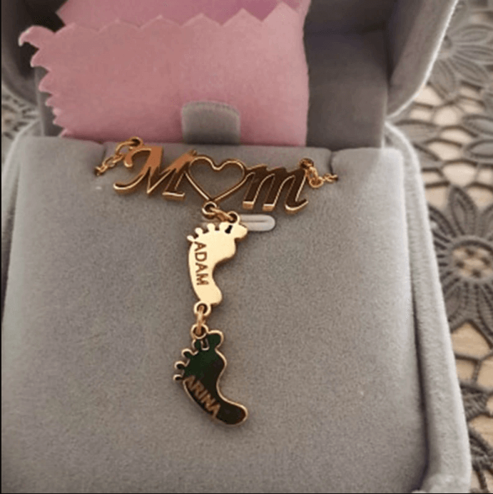 Baby Voeten Moeder Ketting Belleza