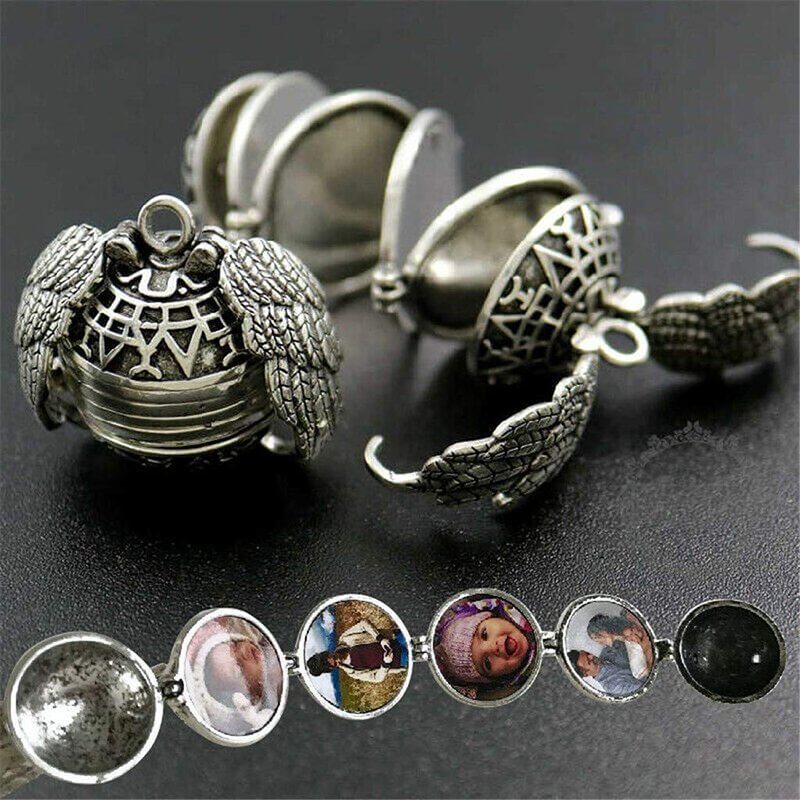 Uitbreidbare Foto Locket Ketting Belleza