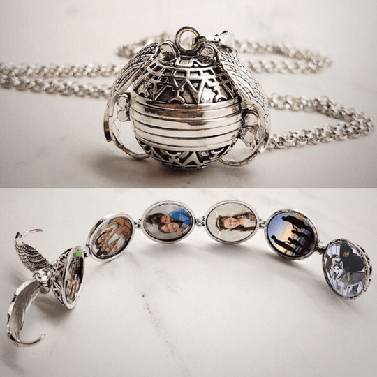 Uitbreidbare Foto Locket Ketting Belleza