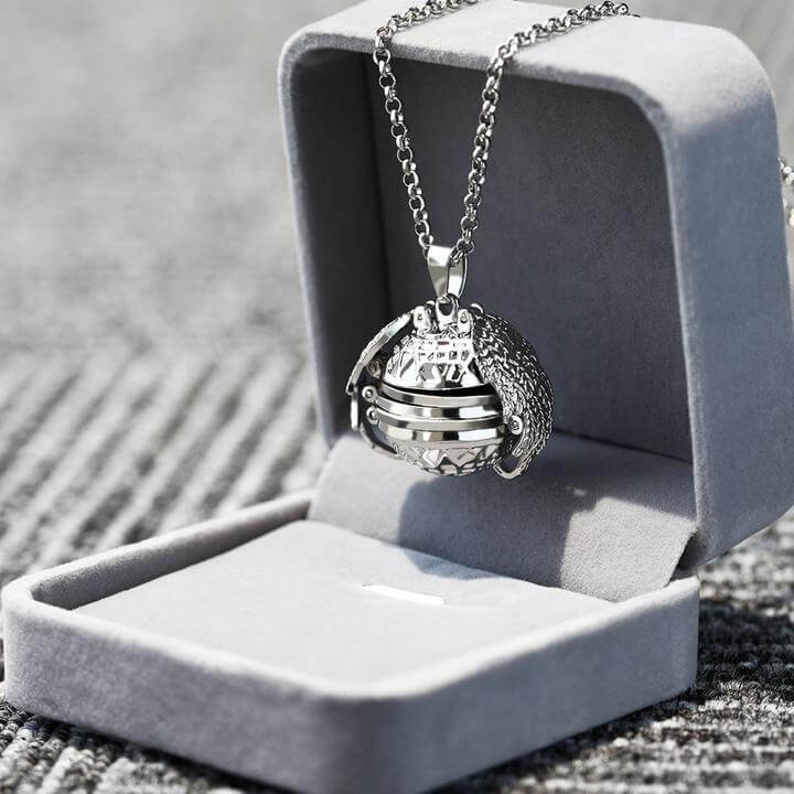 Uitbreidbare Foto Locket Ketting Belleza