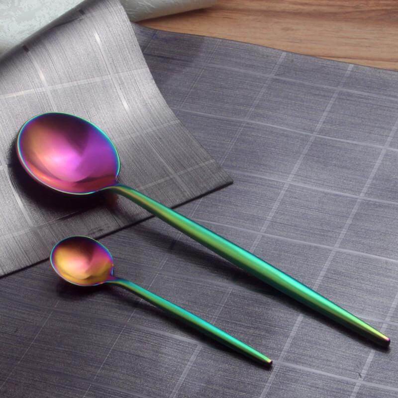 Regenboog Bestek Set (4 Stuks) Belleza