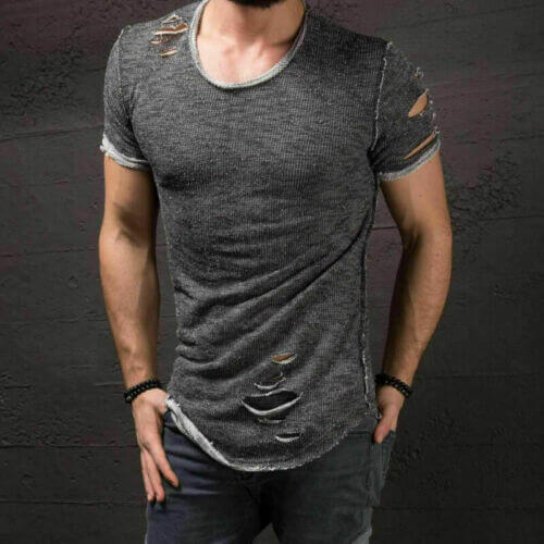 Mannen Shredded Tee Belleza