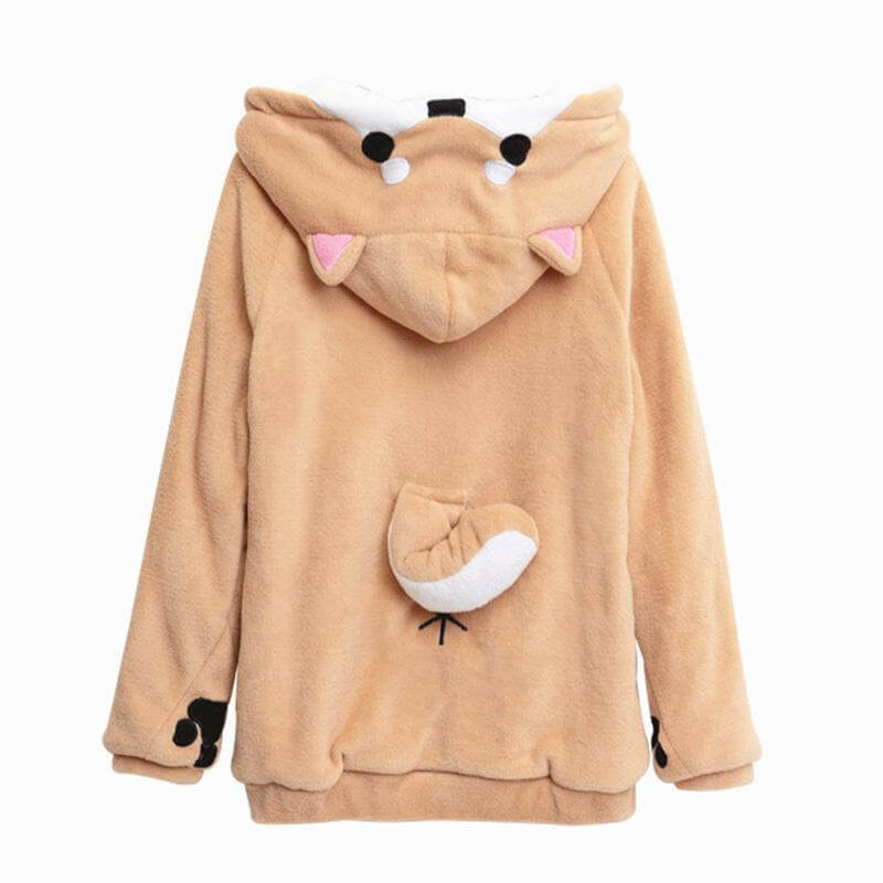 Shiba Inu Dog Cartoon Hoodie Belleza