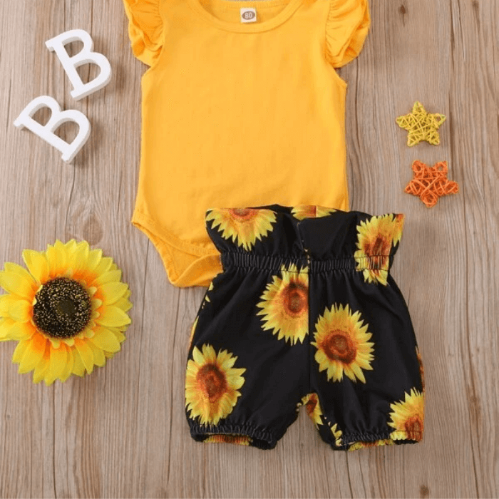 Baby zonnebloemen set Belleza