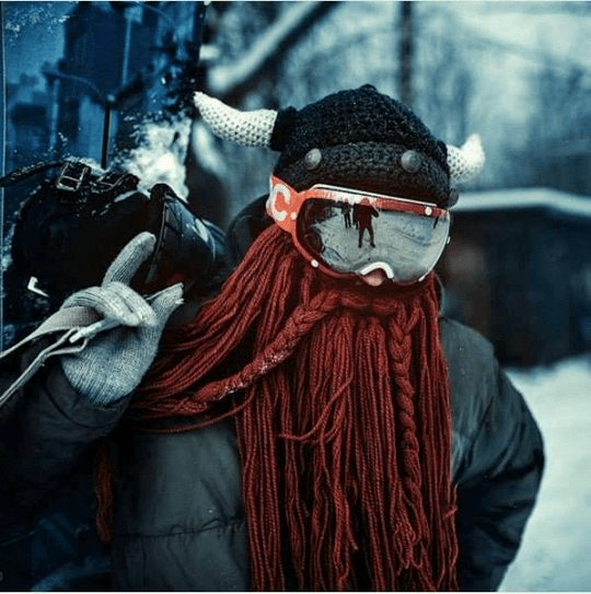 De legendarische Barbarian Baard Muts - VikingX Belleza