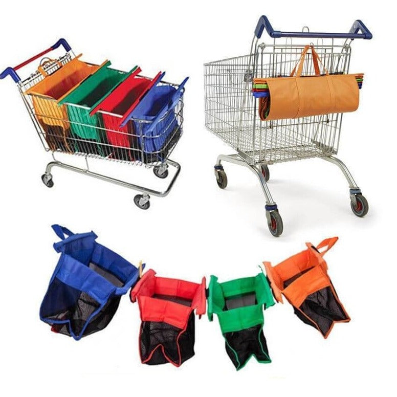 Boodschappenwagentje Trolley Tassen (Set van 4) Belleza