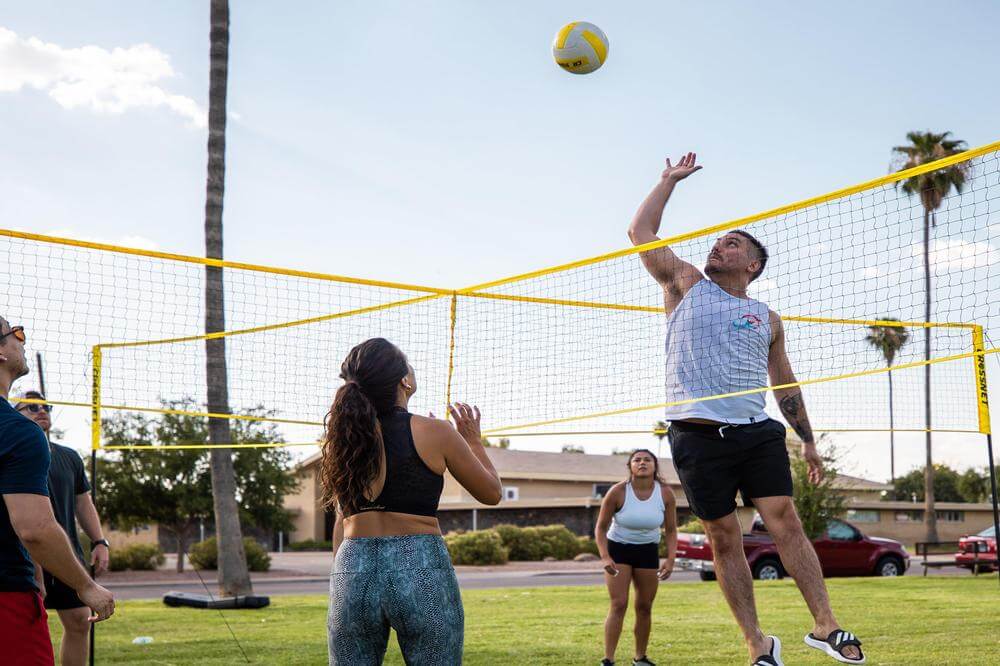 Vierzijdig Cross Volleybal Net Belleza